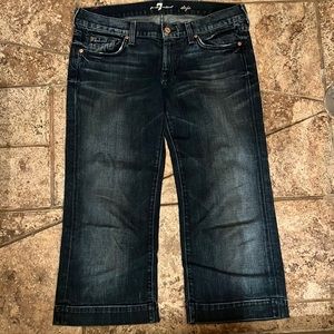 7 for all Mankind crop jeans